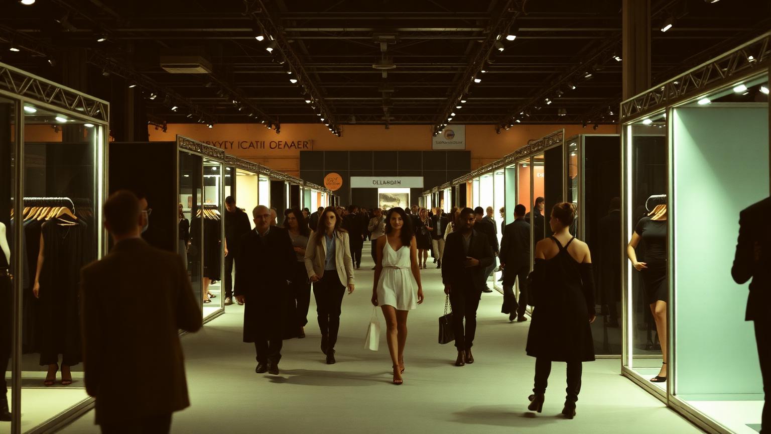 Fashion trade show hall